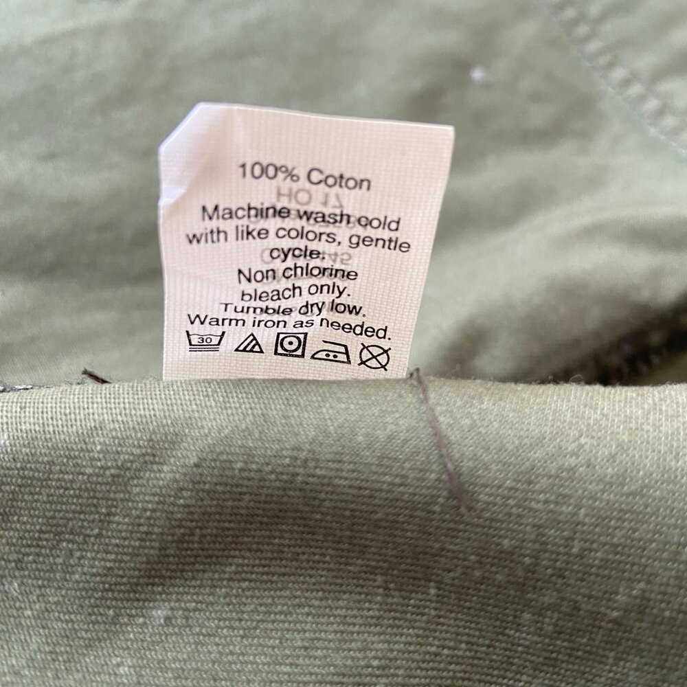 EUC J. Crew Black Utility Field Jacket | Classic Cotton with Gold Hardware Sz S - Picture 7 of 9